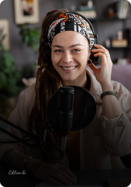 Content creator using Filmora
